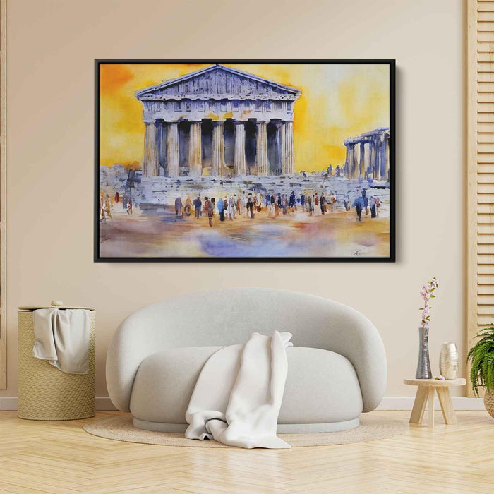 Watercolor Parthenon #106 - Kanvah