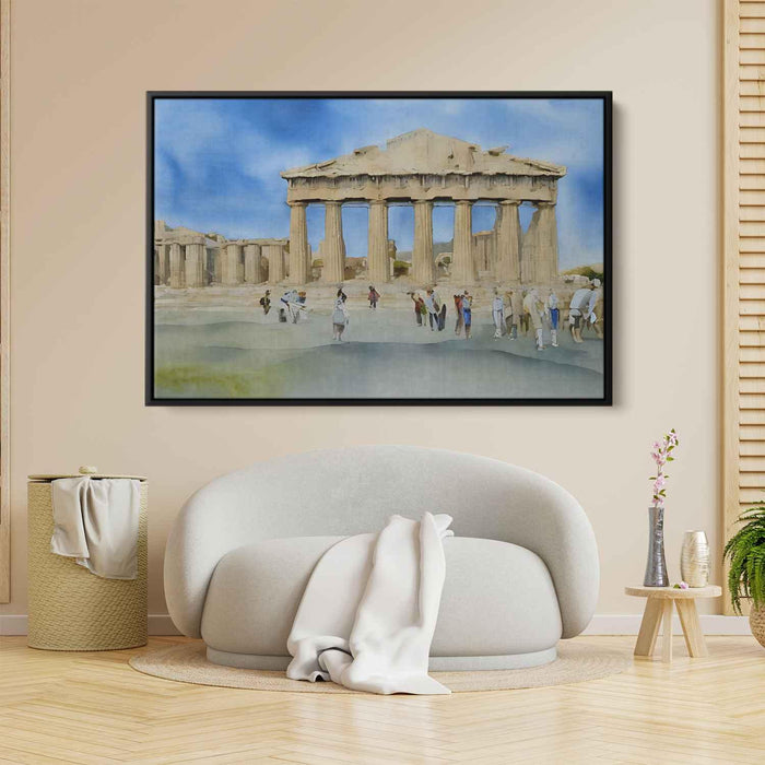 Watercolor Parthenon #112 - Kanvah