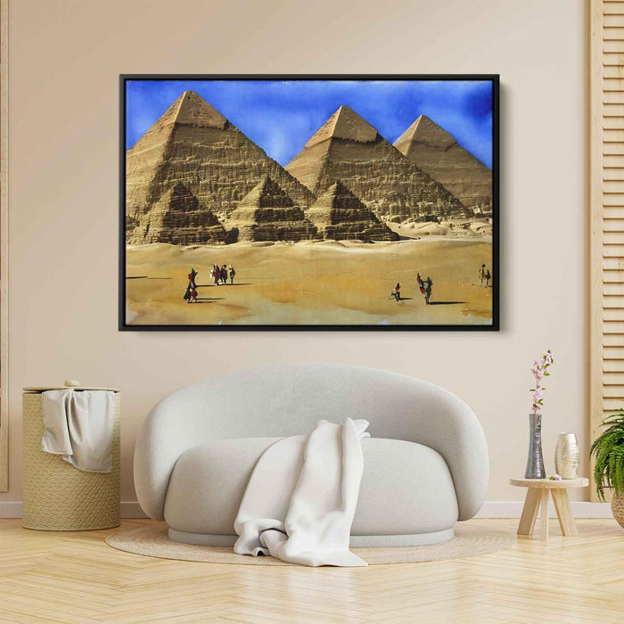 Watercolor Pyramids of Giza #108 - Kanvah