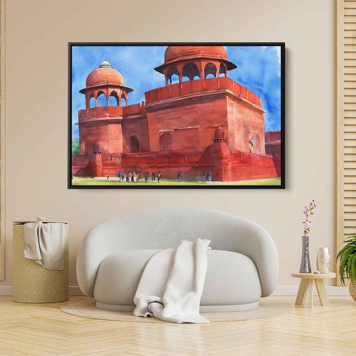 Watercolor Red Fort #115 - Kanvah