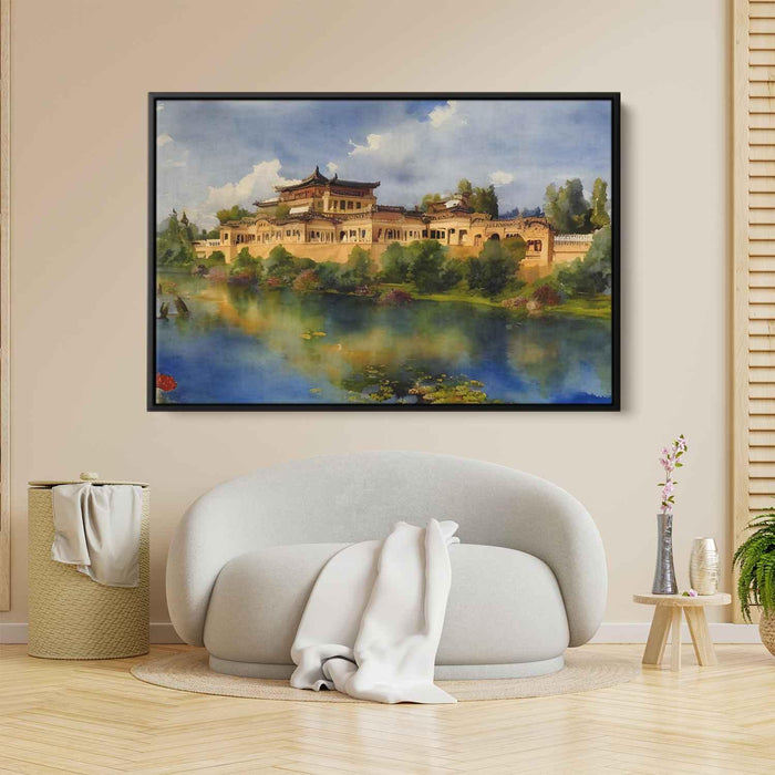 Watercolor Summer Palace #113 - Kanvah