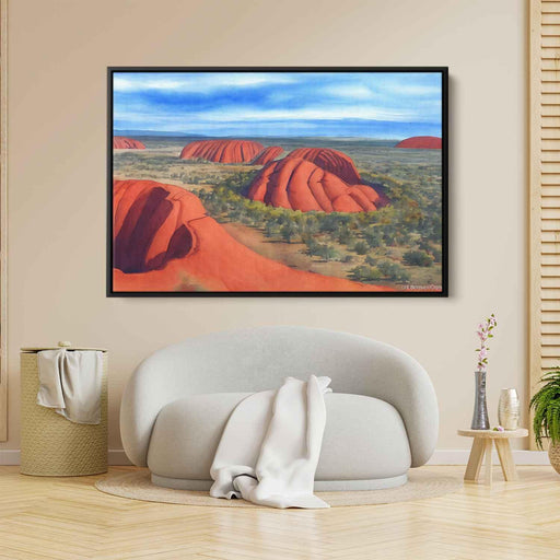 Watercolor Uluru #108 - Kanvah