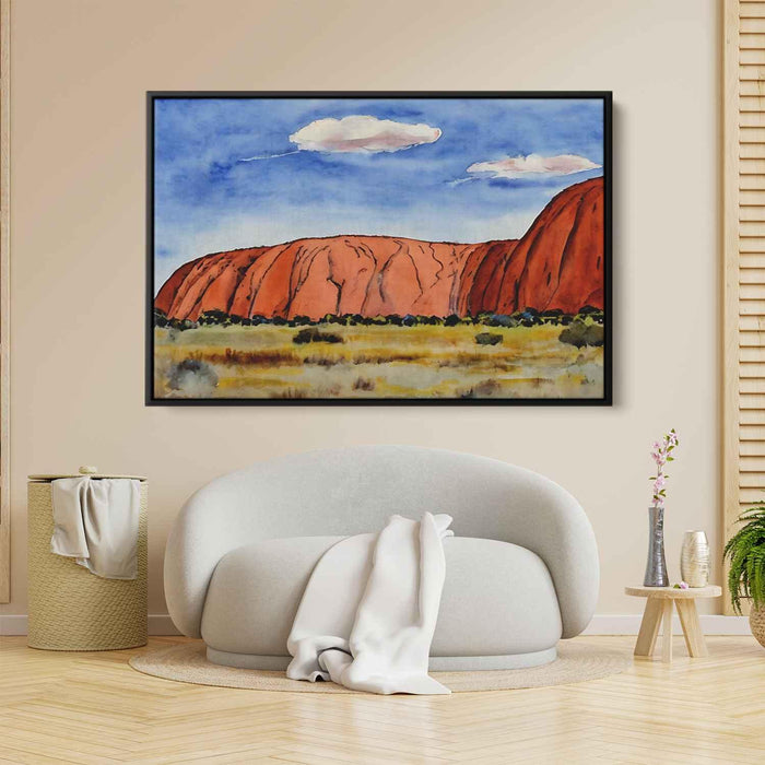 Watercolor Uluru #110 - Kanvah