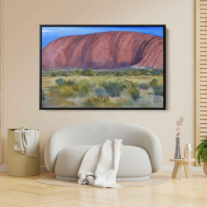 Watercolor Uluru #115 - Kanvah