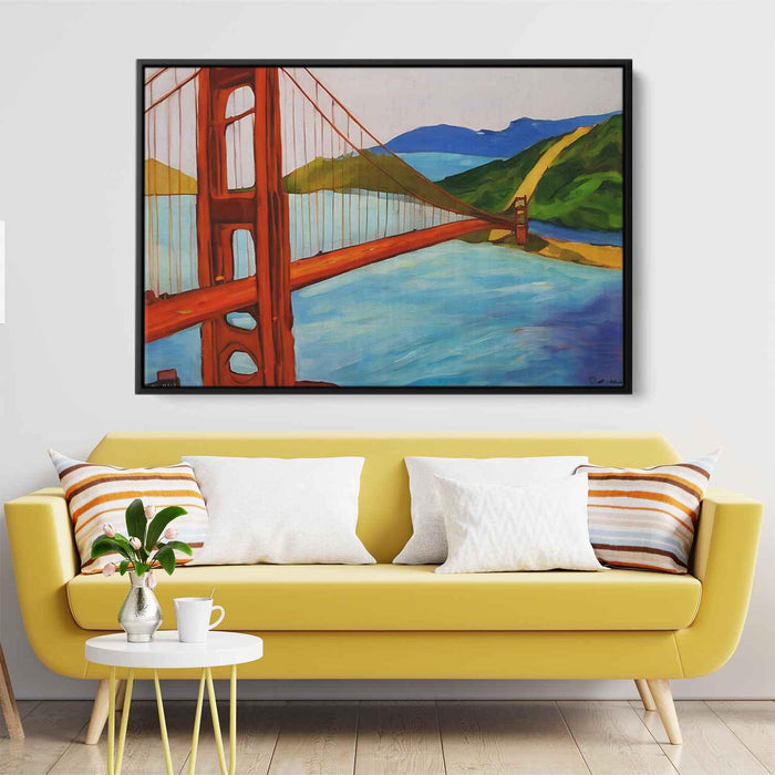 Abstract Golden Gate Bridge #105 - Kanvah