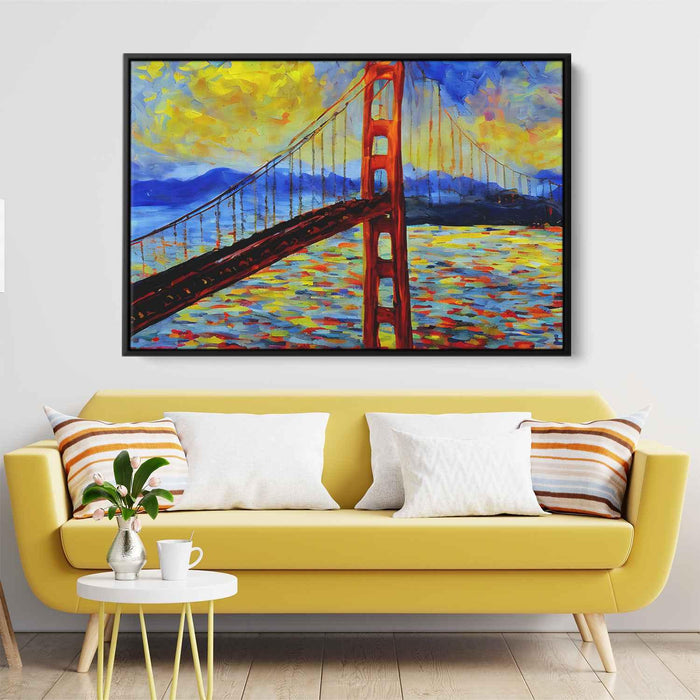 Abstract Golden Gate Bridge #113 - Kanvah