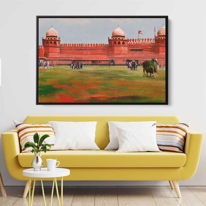 Abstract Red Fort #110 - Kanvah