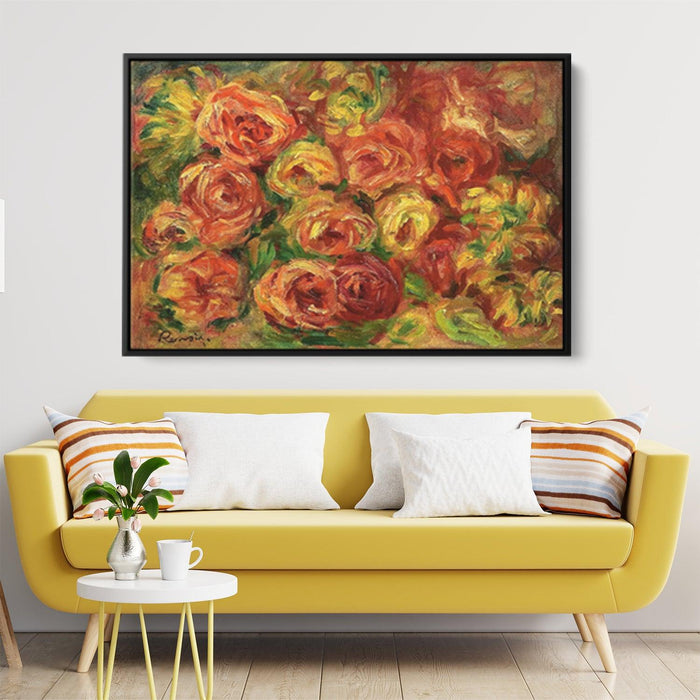 Armful of Roses by Pierre-Auguste Renoir - Canvas Artwork