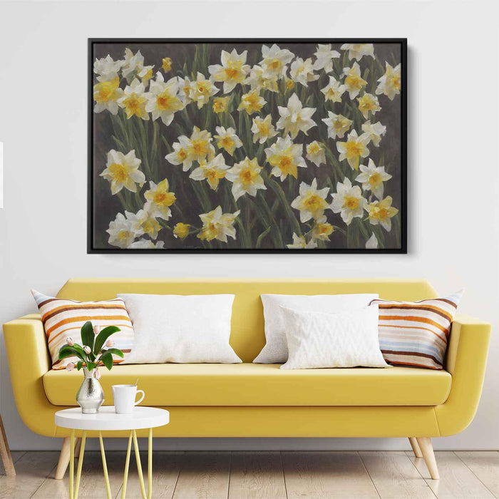 Contemporary Oil Daffodils #110 - Kanvah