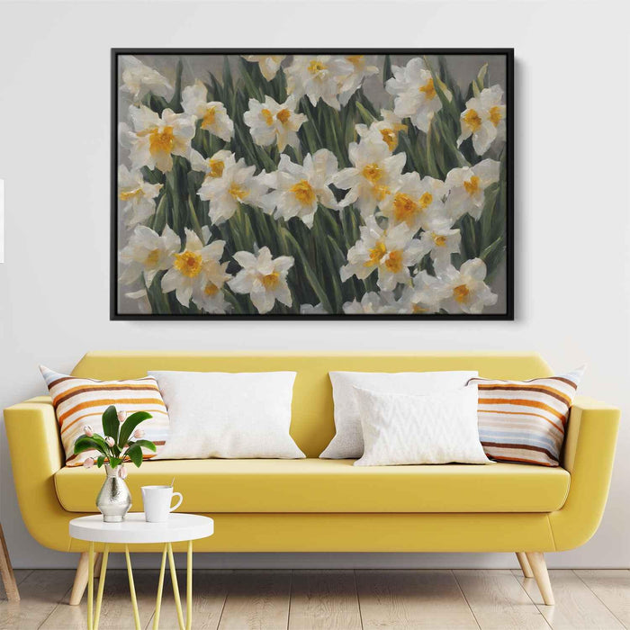 Contemporary Oil Daffodils #123 - Kanvah