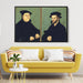 Portraits of Martin Luther and Philipp Melanchthon by Lucas Cranach the Elder - Canvas Artwork
