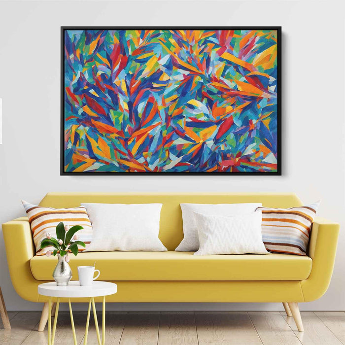 Cubist Oil Birds of Paradise #113 - Kanvah