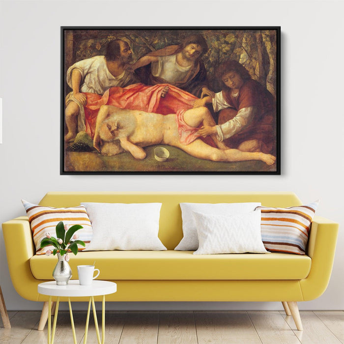 Drunkenness of Noah by Giovanni Bellini - Canvas Artwork