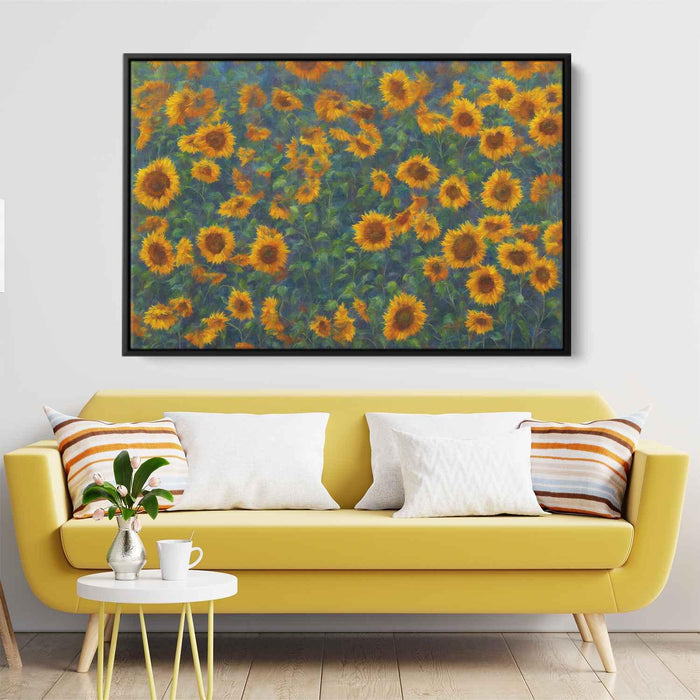 Enchanting Abstract Sunflowers #110 - Kanvah
