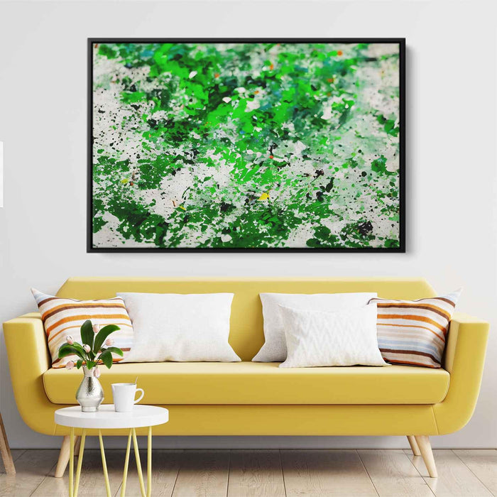 Green Abstract Splatter #113 - Kanvah