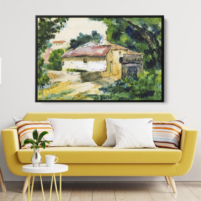 House in Provence by Paul Cezanne - Canvas Artwork