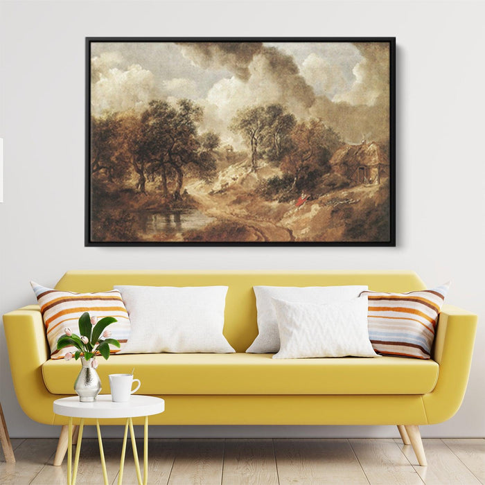 Landscape in Suffolk by Thomas Gainsborough - Canvas Artwork