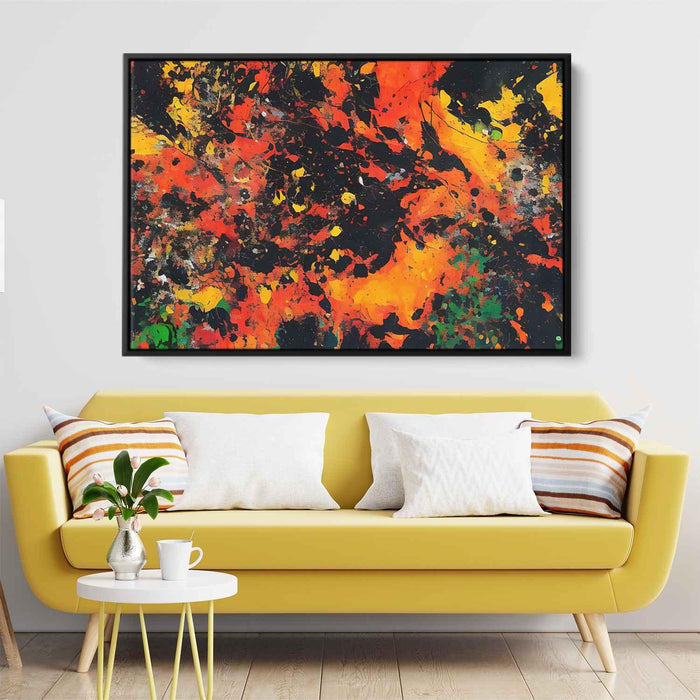 Orange Abstract Splatter #108 - Kanvah