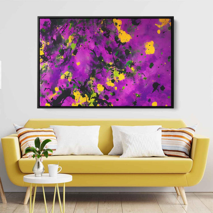 Purple Abstract Splatter #108 - Kanvah