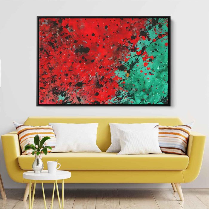 Red Abstract Splatter #112 - Kanvah