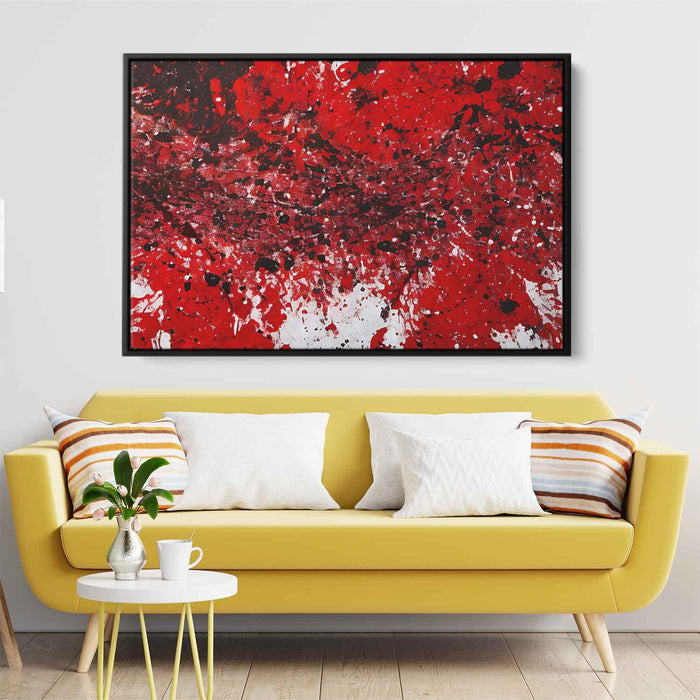 Red Abstract Splatter #113 - Kanvah