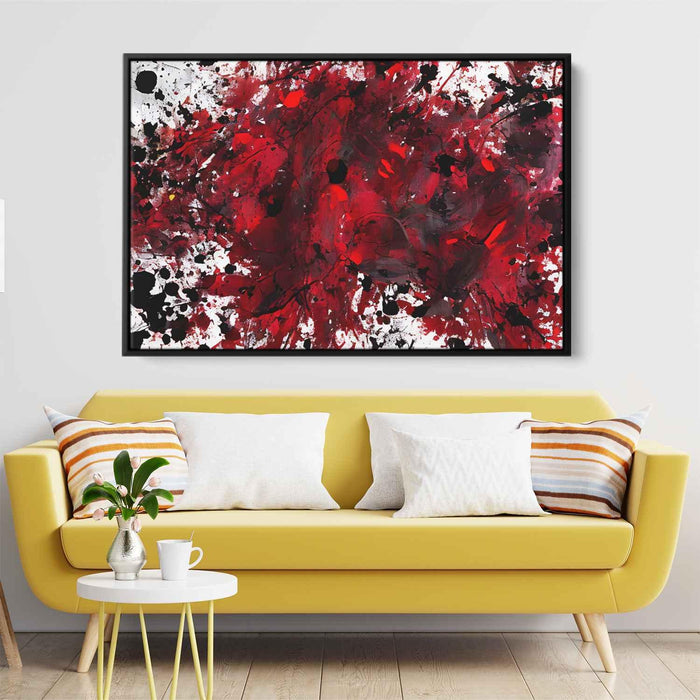 Red Abstract Splatter #123 - Kanvah