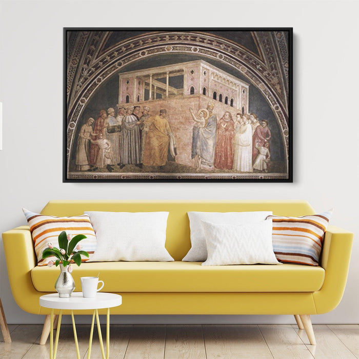 St. Francis Renouncing his Worldly Goods by Giotto - Canvas Artwork