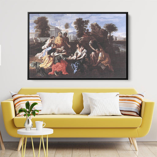 The Finding of Moses by Nicolas Poussin - Canvas Artwork