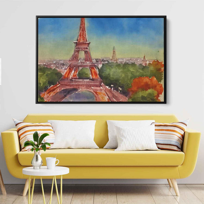 Watercolor Eiffel Tower #105 - Kanvah