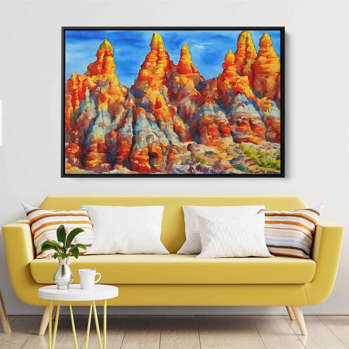 Watercolor Hoodoo formations #106 - Kanvah