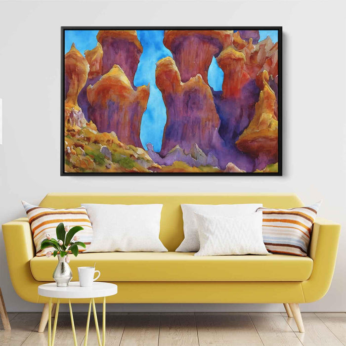 Watercolor Hoodoo formations #110 - Kanvah