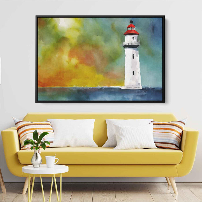 Watercolor Lighthouse #123 - Kanvah