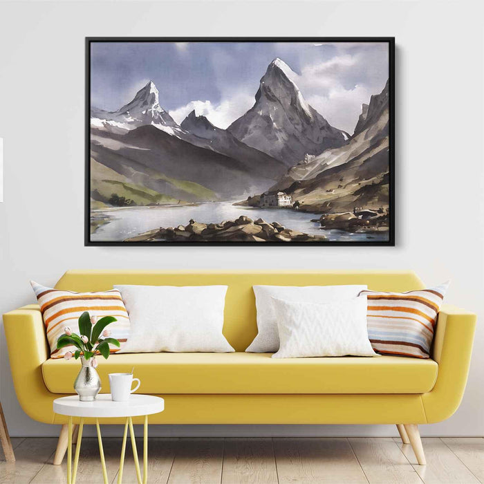 Watercolor Matterhorn #110 - Kanvah