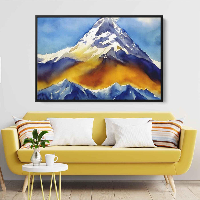 Watercolor Mount Everest #123 - Kanvah