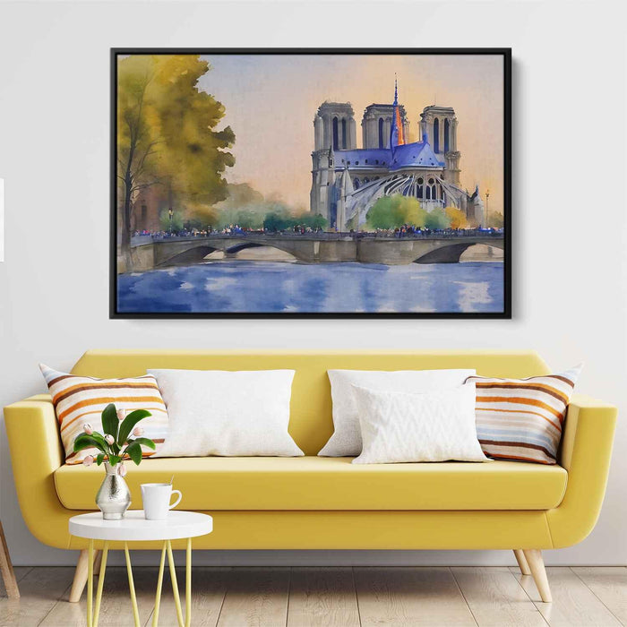 Watercolor Notre Dame Cathedral #105 - Kanvah