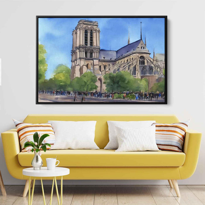 Watercolor Notre Dame Cathedral #113 - Kanvah