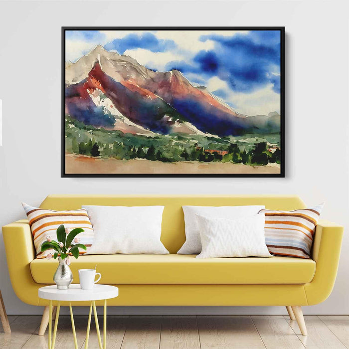 Watercolor Pikes Peak #110 - Kanvah