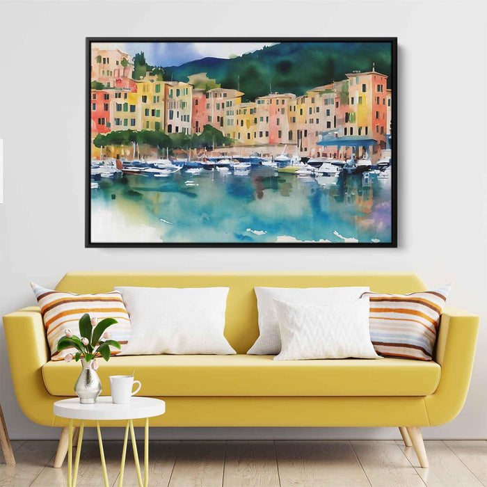 Watercolor Portofino #105 - Kanvah