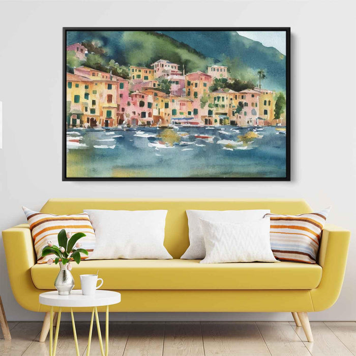 Watercolor Portofino #112 - Kanvah