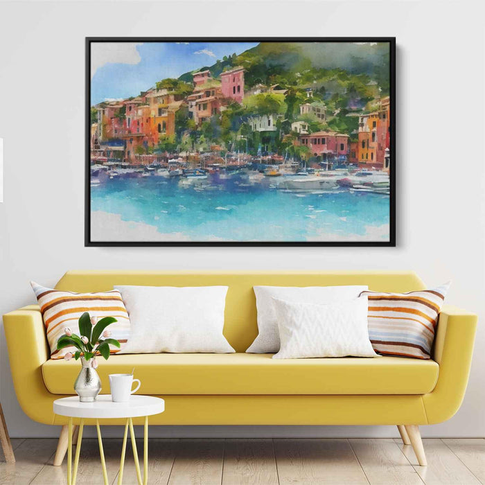 Watercolor Portofino #113 - Kanvah