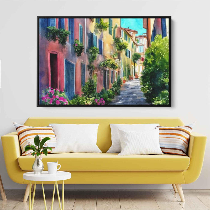 Watercolor Portofino Streets #108 - Kanvah