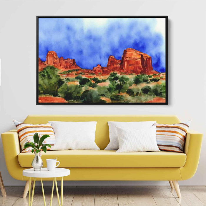 Watercolor Sedona Red Rocks #113 - Kanvah