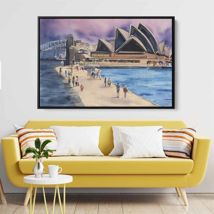 Watercolor Sydney Opera House #106 - Kanvah