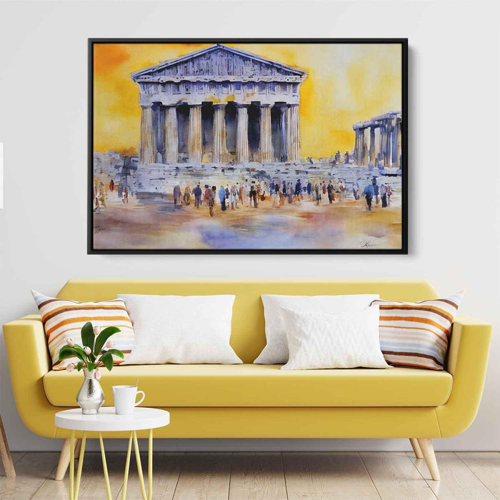 Watercolor Parthenon #106 - Kanvah