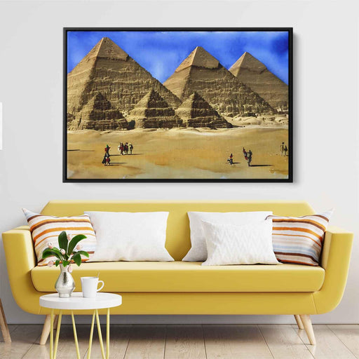 Watercolor Pyramids of Giza #108 - Kanvah