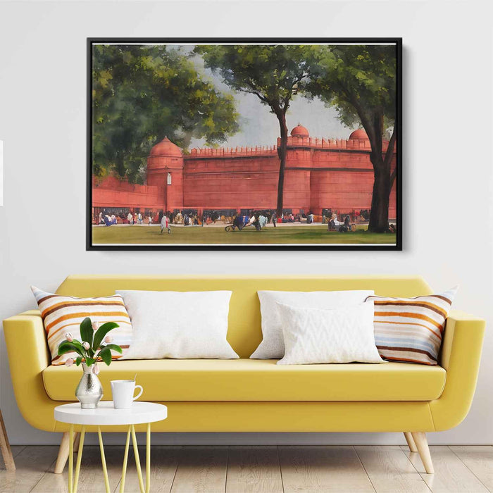 Watercolor Red Fort #123 - Kanvah