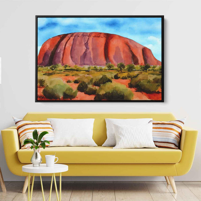 Watercolor Uluru #105 - Kanvah