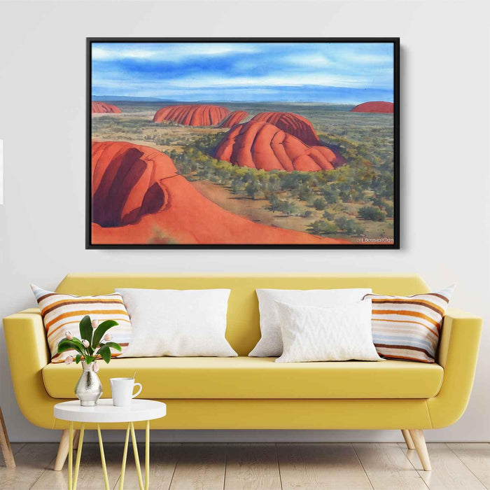 Watercolor Uluru #108 - Kanvah