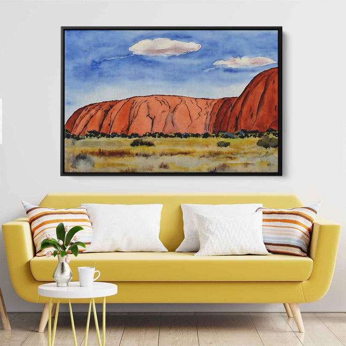 Watercolor Uluru #110 - Kanvah