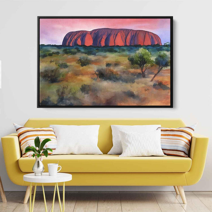 Watercolor Uluru #113 - Kanvah